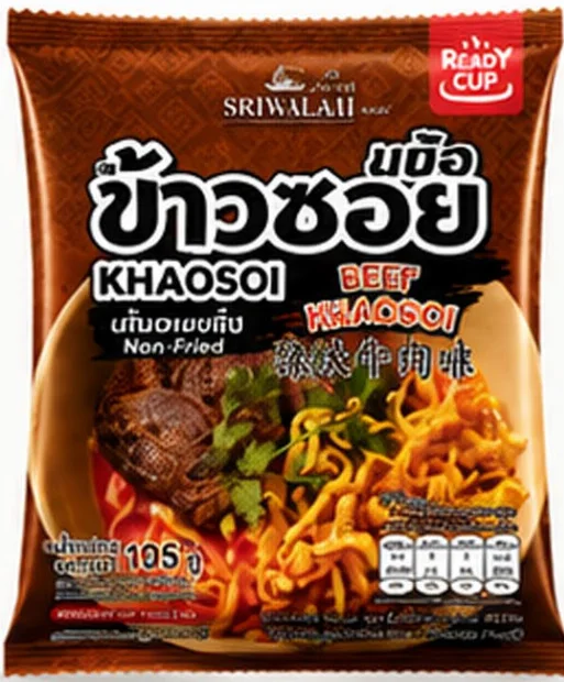 Beef Khaosoi instant noodles, 105 g