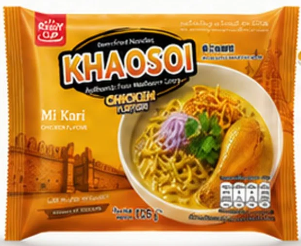 Chicken Khaosoi instant noodles, 105 g