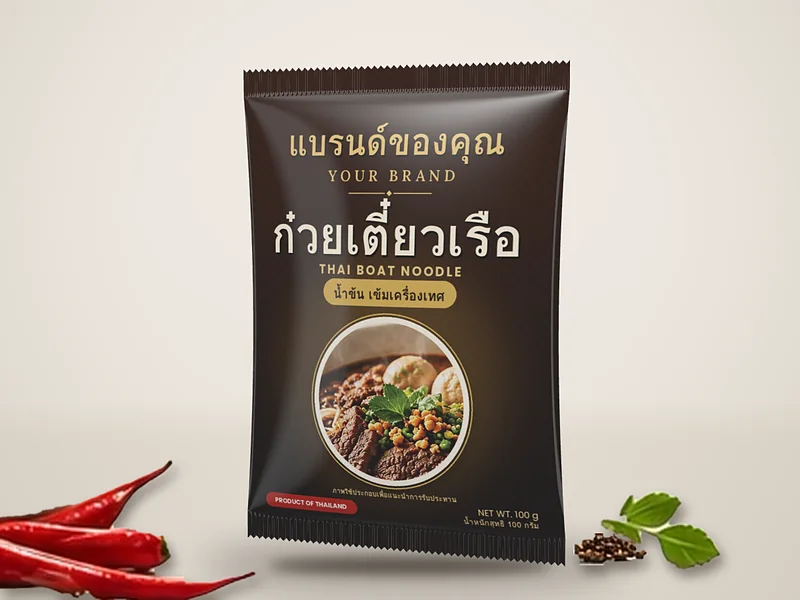 เมนูก๋วยเตี๋ยวเรือ