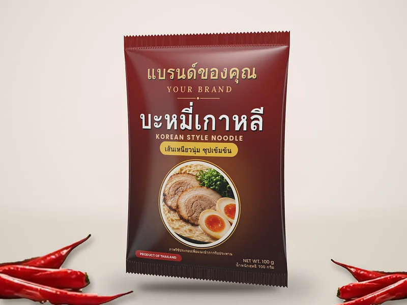 เมนูบะหมี่สไตล์เกาหลี